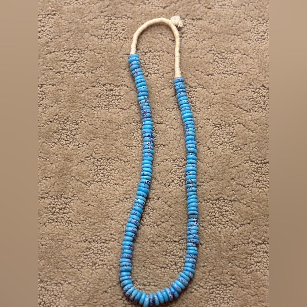 Blue Beaded Necklace